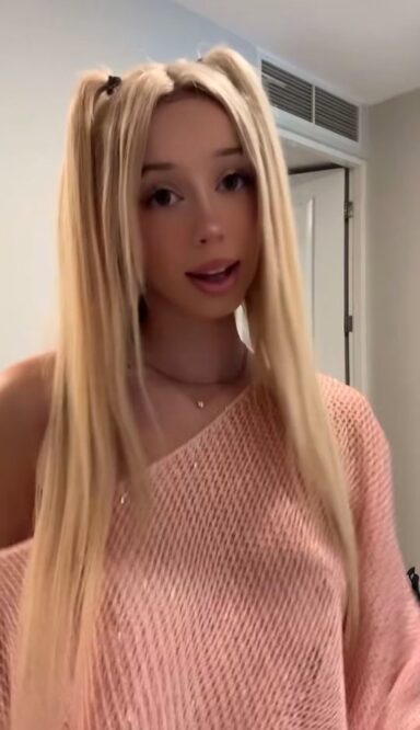 cute small tits blonde