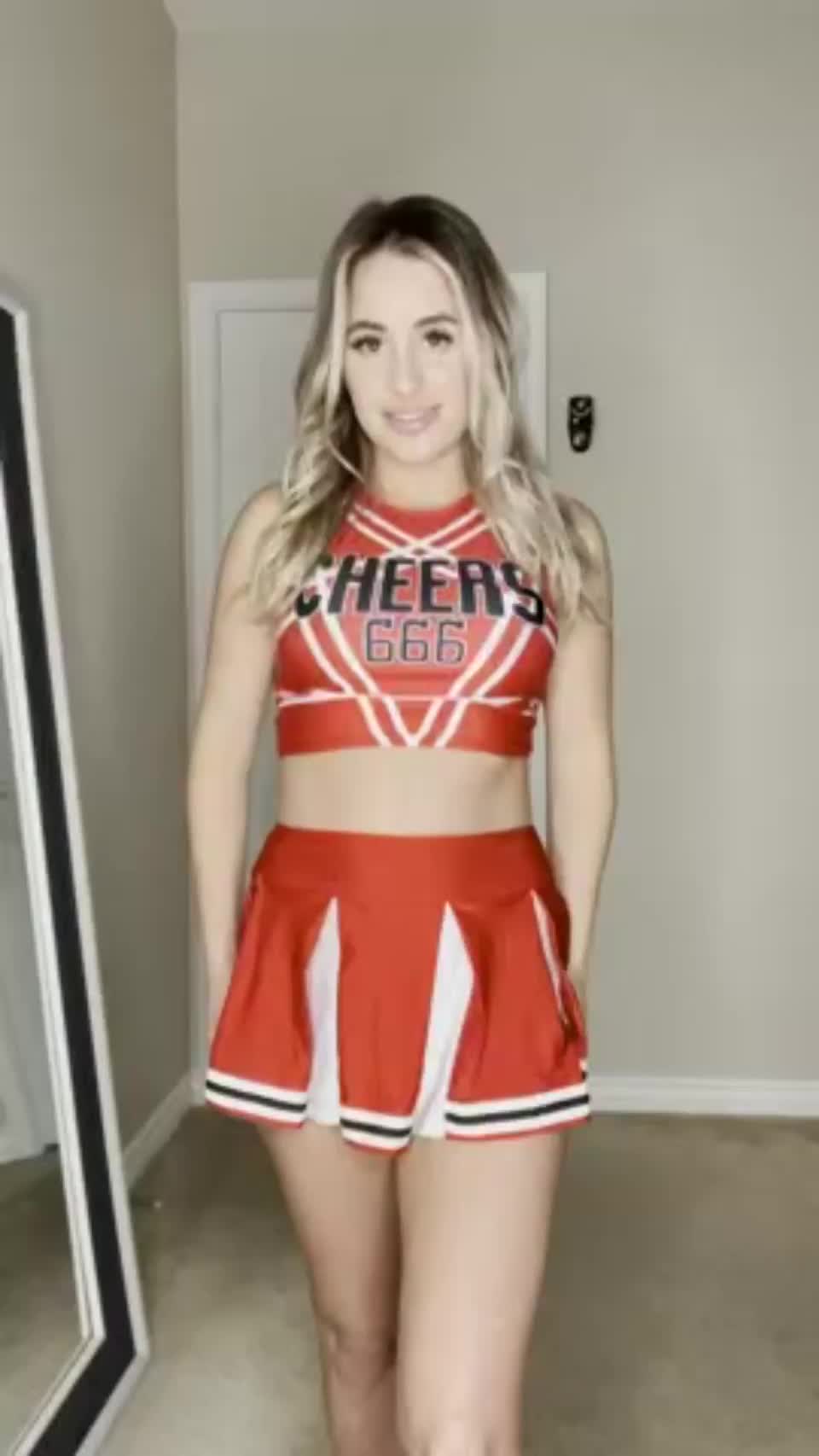 kylietaylorxo naughty cheerleader cosplay