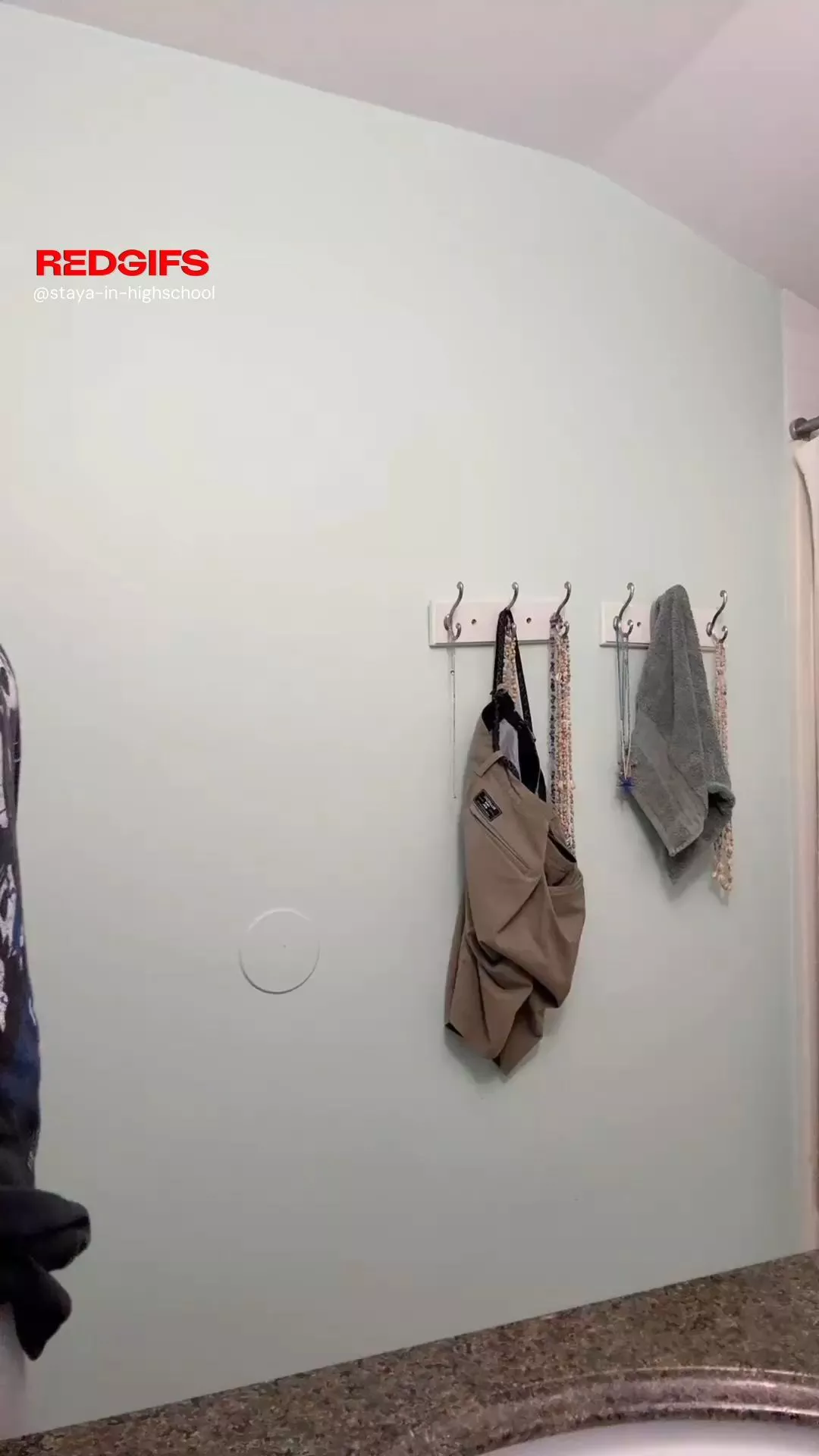 candid girl peek striptease