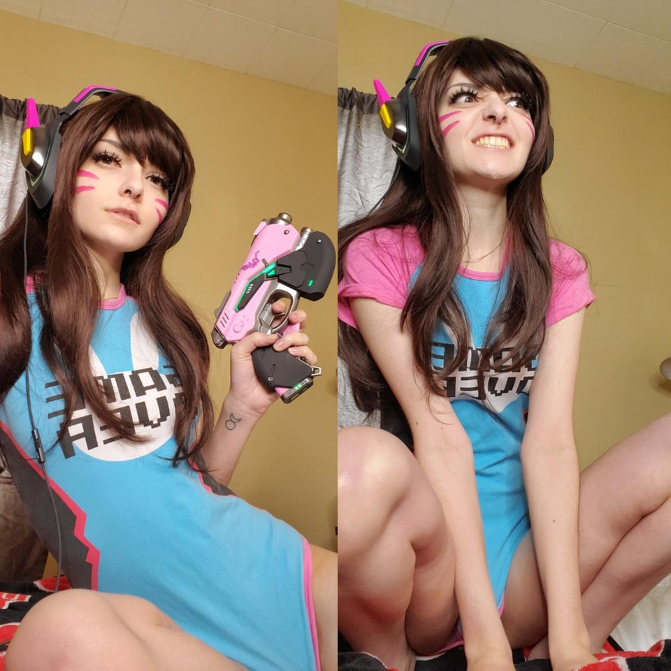 D Va Cosplay Nude Pic By Beyondfated