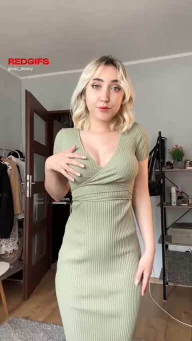 tight dress on off