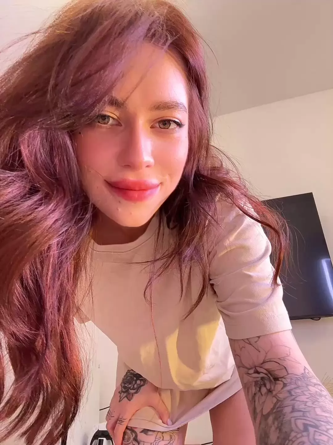 nature body redhead doll