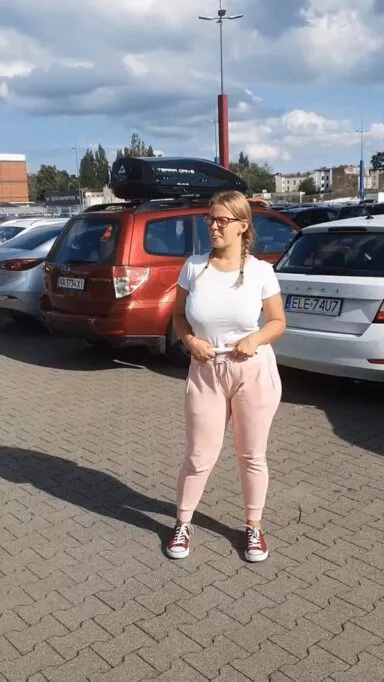 risky public boobs drop