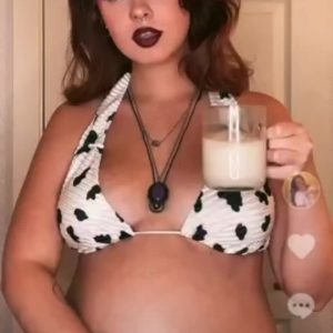  pregnant goth milf wife