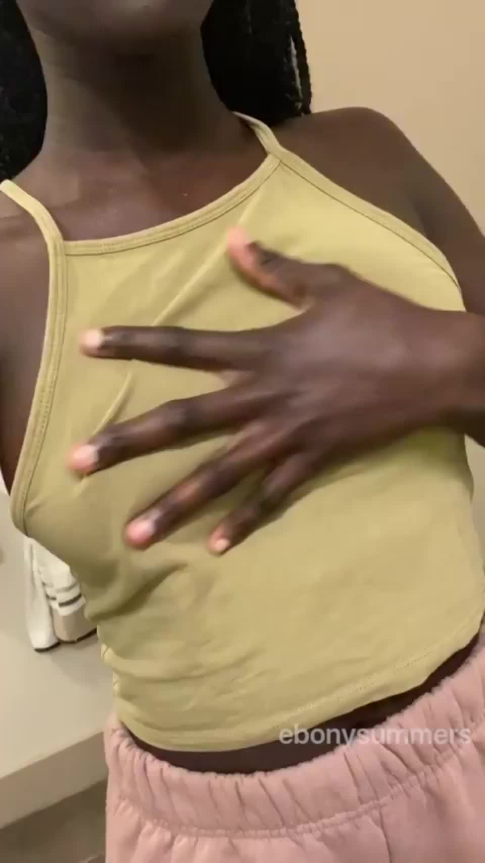 ebonysummers perfect small ebony tits