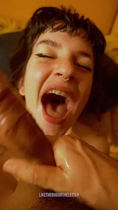 cock worship cumshot face fuck