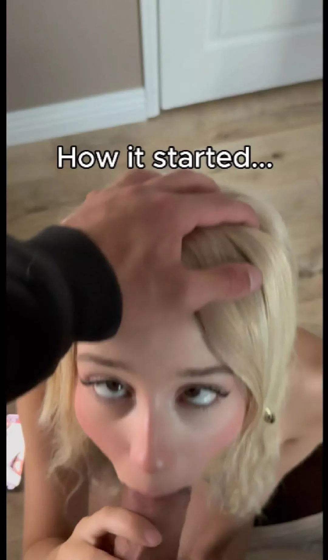 blonde teen facefuck cumshot