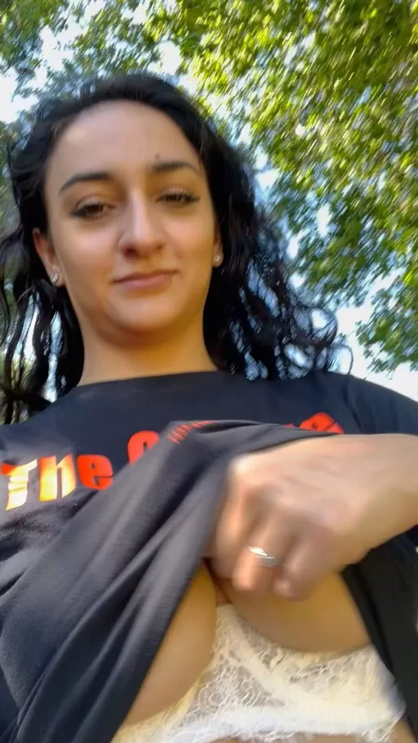 latina boobs public flashing